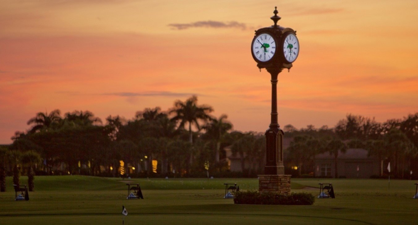 Shadow Wood golf course clock
